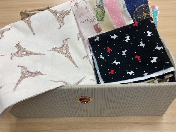 画像1: パッチワーク向きハギレ3kg (1)
