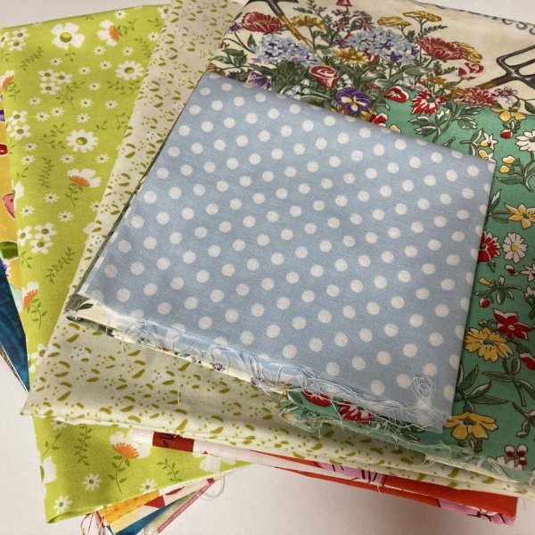 画像2: パッチワーク向きハギレ1kg (2)